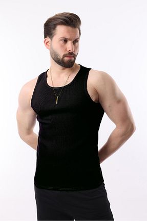 رکابی اسپرت مشکی مردانه پنبه ای Miron - کد 921096297