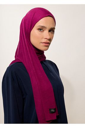 شال زرشکی زنانه پنبه ای RABIAZ - کد 931257177