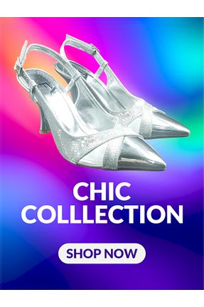 کفش مجلسی متالیک زنانه چرم مصنوعی Escarpinshoes - کد 922771544