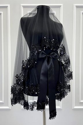 عقد و عروسی و حنابندان مشکی ZEYMERADE - کد 931287154
