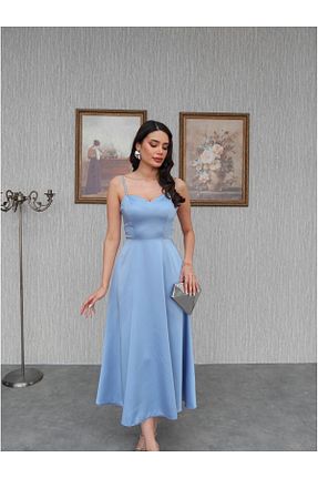 لباس مجلسی و فارغ التحصیلی آبی زنانه پلی استر ESRAHELVACI - کد 931281760