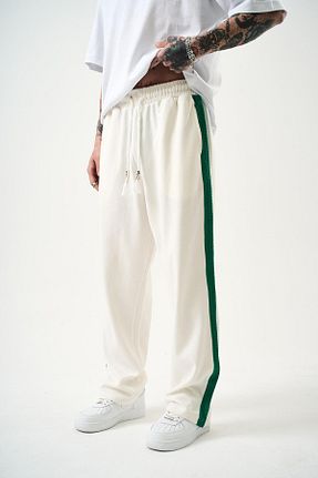 شلوار کرمگن سبز مردانه پاچه گشاد Respire - کد 931305110