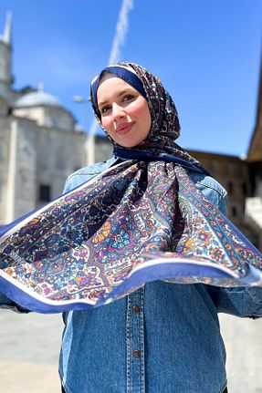 شال رنگی زنانه Kesik Elyaf Sultan Eşarp - کد 931302684