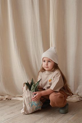 تیشرت بژ بچه گانه اورسایز Oh La La Koala For Little Ones - کد 931850415