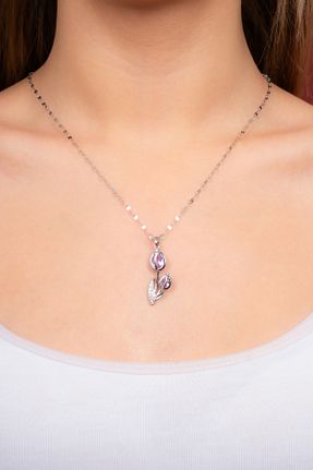 گردنبند استیل ( فولاد ) رنگی زنانه استیل (فولاد) Finesa Jewelry - کد 897033356