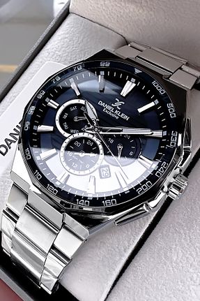 ساعت مچی متالیک مردانه 45 میلی متر Daniel Klein - کد 931321402