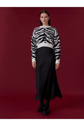 پلیور مشکی زنانه ساده Loft - کد 677063422