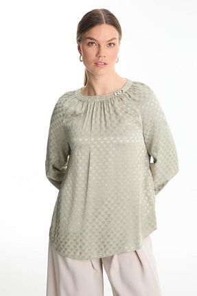 پیراهن سبز زنانه رگولار Zühre - کد 931366529