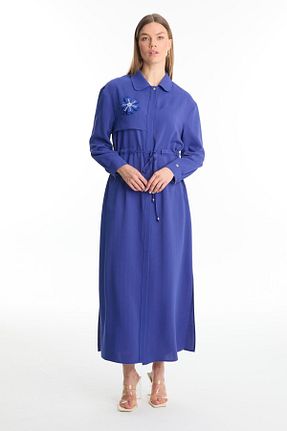 کلاه و ابایا بنفش زنانه پلی استر Zühre - کد 931306483