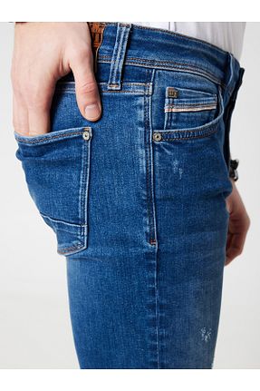 شلوار جین آبی مردانه پاچه تنگ Loft - کد 675946266