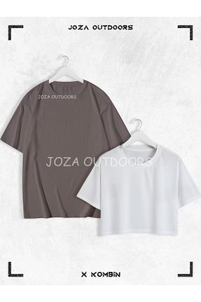 تیشرت رنگی زنانه اورسایز Jobia Outdoors - کد 931326750