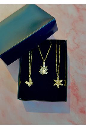 ست استیل متالیک زنانه روکش طلا Tixy Pixy - کد 931303667