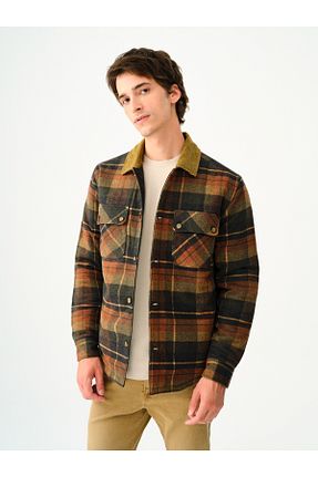 کت خاکی مردانه اسلیم فیت Loft - کد 859029905
