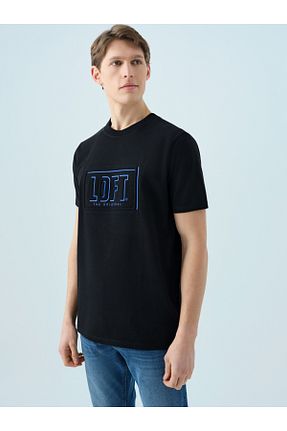 تیشرت مشکی مردانه اسلیم فیت Loft - کد 922270597