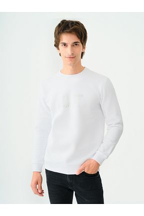 سوئیشرت سفید مردانه ساده Loft - کد 856010935