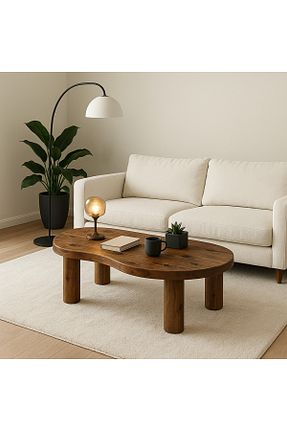 میز جلو مبلی قهوه ای چوب Trihome - کد 929458644