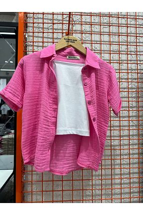 ست بالاتنه و پائین تنه صورتی بچه گانه بافتنی AtegeWear - کد 931687808