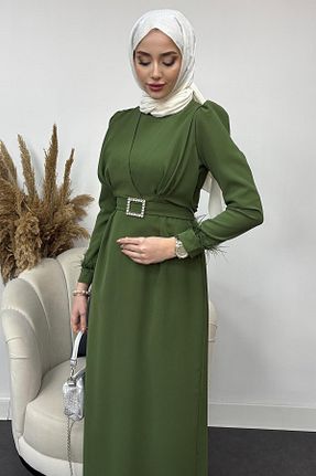 لباس حجاب خاکی زنانه Kalem Tesettür Diyarı - کد 931374195