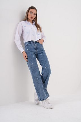 شلوار جین آبی زنانه Laressi - کد 931370545