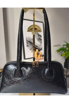 کیف دوشی مشکی زنانه چرم مصنوعی Store - کد 926924479