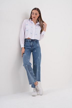 شلوار جین آبی زنانه Laressi - کد 931370545