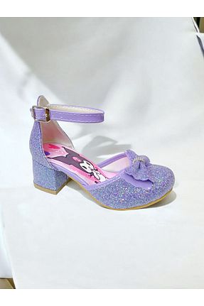 کفش مجلسی بنفش بچه گانه پارچه ای PATİK BEBE - کد 928880632