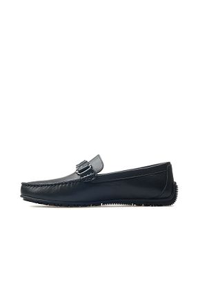 کفش لوفر قهوه ای مردانه چرم خالص Pierre Cardin - کد 931386981