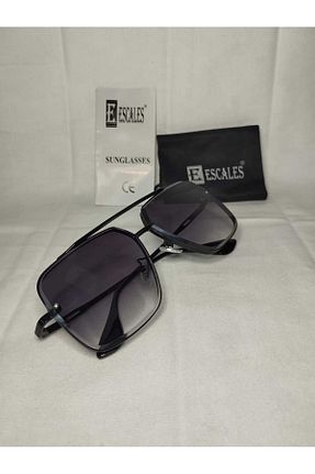 عینک آفتابی مشکی زنانه 61 Escales - کد 931389183