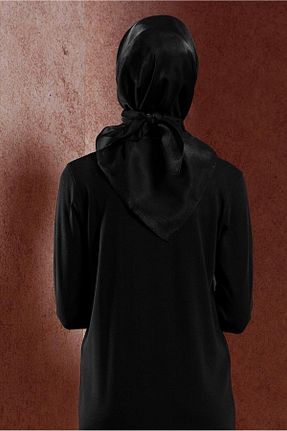 روسری مشکی پلی استر Alvina - کد 862073435