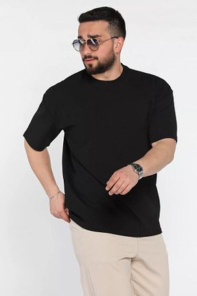 تیشرت مشکی مردانه رگولار MİSHAR İTALİA - کد 931390182