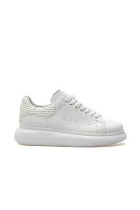 کفش کژوال سفید مردانه چرم خالص Pierre Cardin - کد 931387062