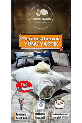 بالش سفید Pamuklu Yüncü Hanım - کد 827737010
