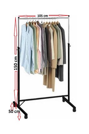 چوب لباسی مشکی فلزی HOMEBELLA - کد 392916261