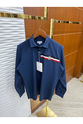 پیراهن سرمه ای مردانه Relaxed Moncler - کد 931399222