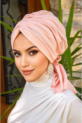 کلاه شنای حجاب صورتی زنانه Aişe Tesettür - کد 929156454