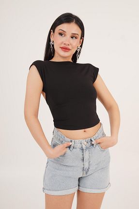بلوز مشکی زنانه ساده Hipo Trend - کد 931432470