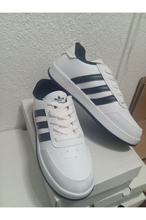 کفش اسنیکر سفید مردانه بند دار Beyazıt - کد 931737601