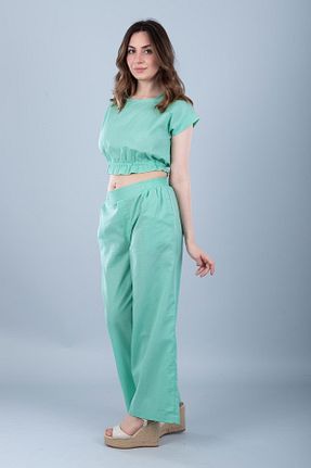 شلوار سبز زنانه پنبه ای Bonitas Beachwear - کد 931434940