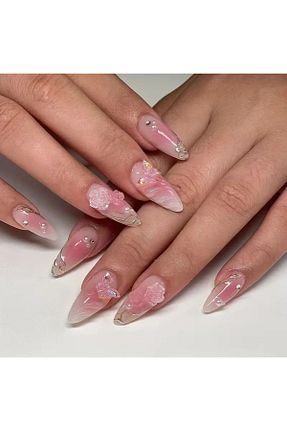 ناخن مصنوعی و اکسسوری صورتی PİRAYE AKSESUAR - کد 931440028