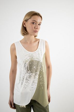 بلوز نباتی زنانه Varaklı Butik Suat - کد 931447606