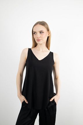 بلوز مشکی زنانه ساده Butik Suat - کد 928031333