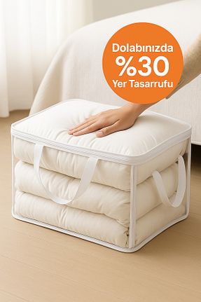خورجین سفید خط کشی HİG HOME - کد 928892489
