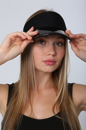 کلاه مشکی زنانه پلی استر Luminos Butik - کد 925693083