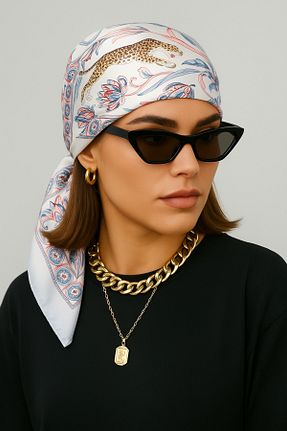 دستمال گردن رنگی زنانه پلی استر NOTHING - کد 929959431