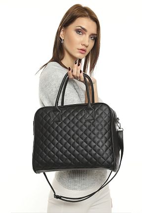 کیف دوشی مشکی زنانه چرم مصنوعی MILANOFOX - کد 931453758
