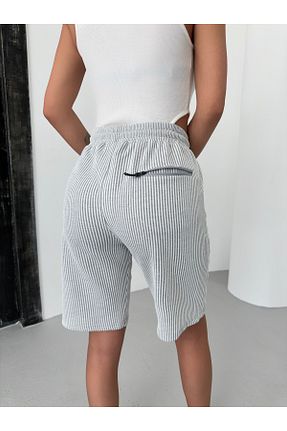 شلوارک و برمودا طوسی زنانه رگولار EYAX MODA - کد 931458980