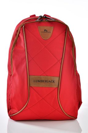 کیف مدرسه قرمز زنانه پارچه ای Lumberjack - کد 44498292