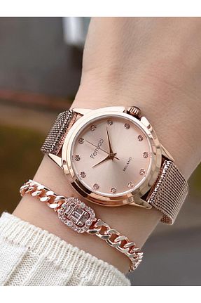 ساعت مچی متالیک زنانه 31-35 میلی متر Ferrucci - کد 470302701