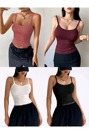 رکابی رنگی زنانه یقه مربعی LEMAR MODA - کد 851502833