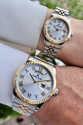 ساعت مچی طلائی زنانه 26-30 میلی متر Daniel Klein - کد 859900871